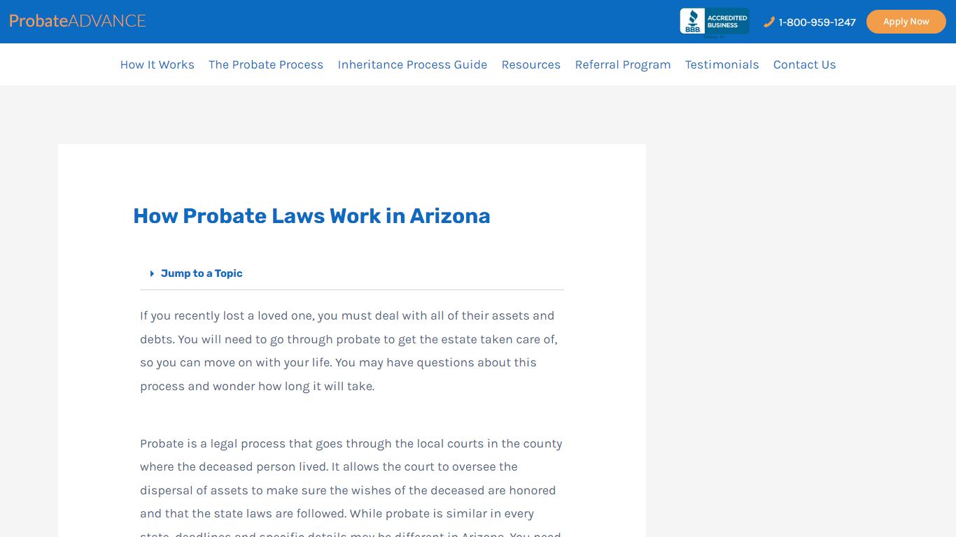 How Probate Laws Work in Arizona | Probate Advance